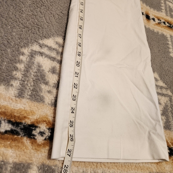 Retro GAP hiphugger wide leg white denim pants sz 10 - Picture 8 of 11